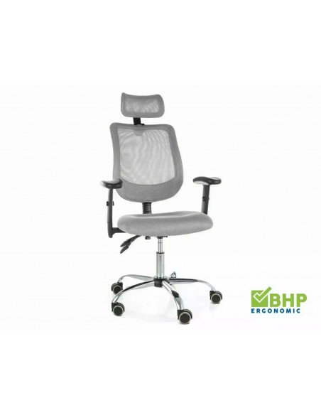 Fotel obrotowy Q-118R Szary