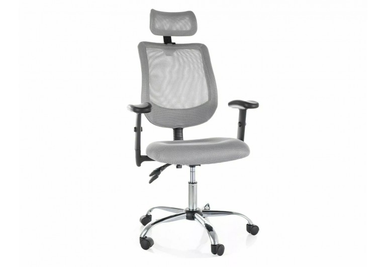 Fotel obrotowy Q-118R Szary