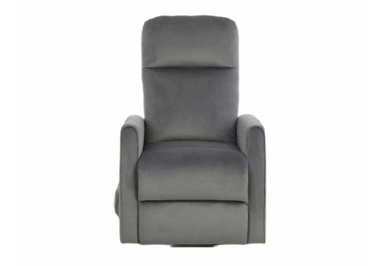 Fotel rozkładany elektryczny Leto Velvet Szary