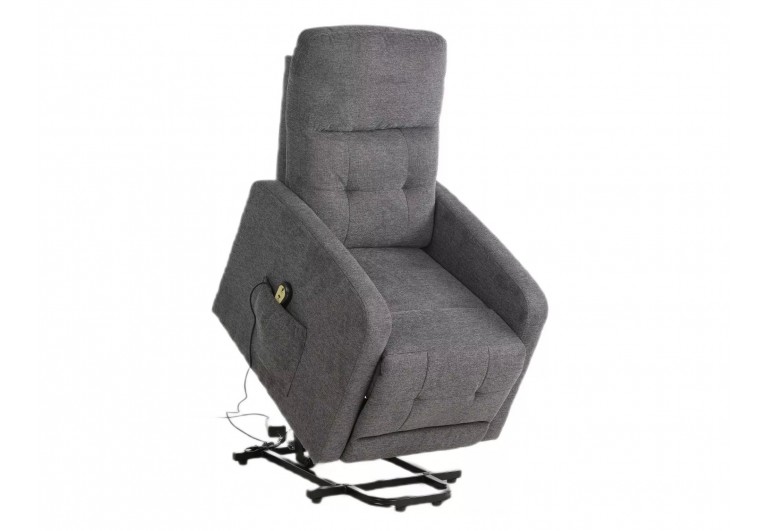Fotel rozkładany elektrycznie Otus II Brego Szary