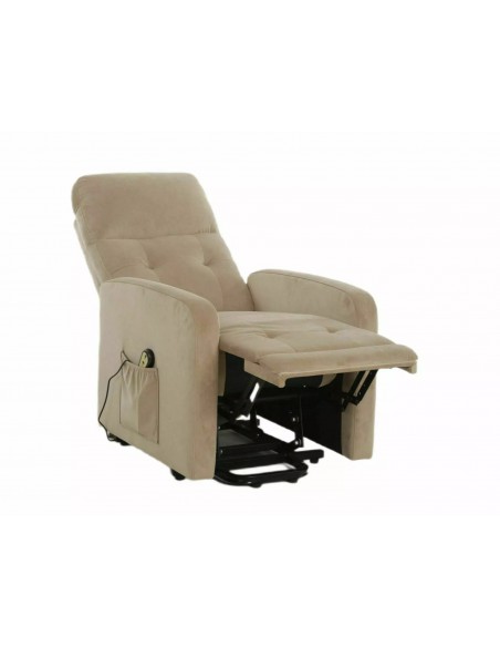 Fotel rozkładany Otus II Velvet Beżowy