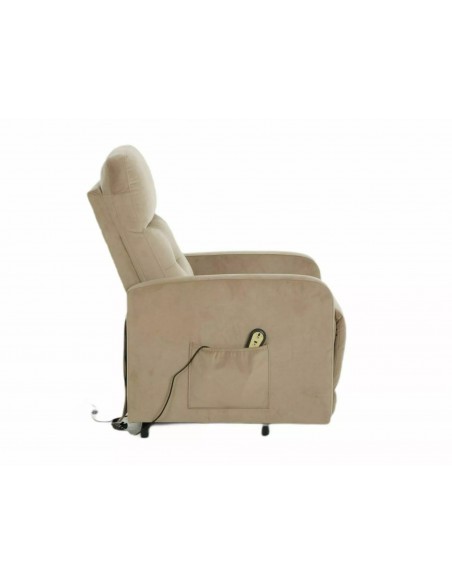 Fotel rozkładany Otus II Velvet Beżowy
