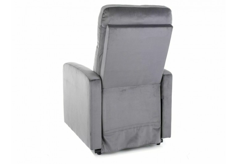 Fotel rozkładany Otus II Velvet Szary