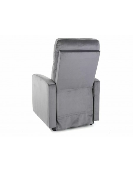 Fotel rozkładany Otus II Velvet Szary
