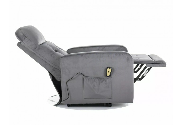 Fotel rozkładany Otus II Velvet Szary