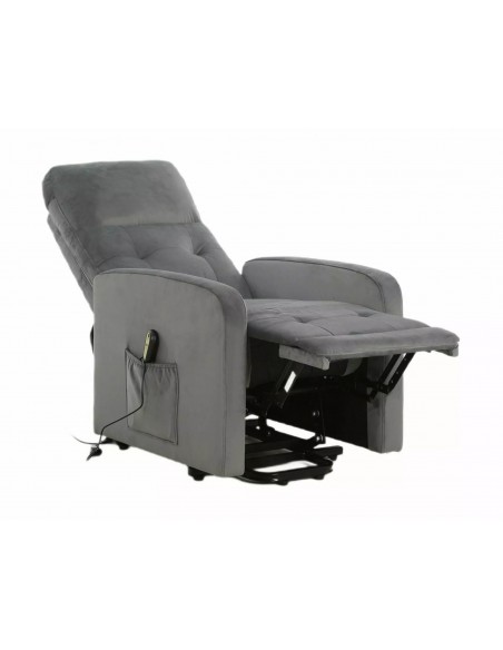 Fotel rozkładany Otus II Velvet Szary