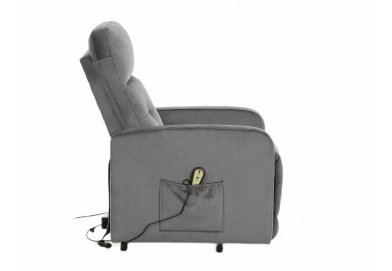 Fotel rozkładany Otus II Velvet Szary