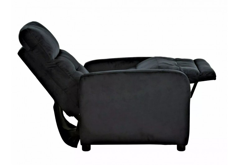 Fotel rozkładany Otus Velvet Czarny