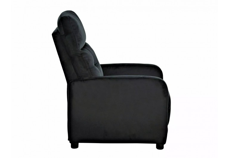 Fotel rozkładany Otus Velvet Czarny