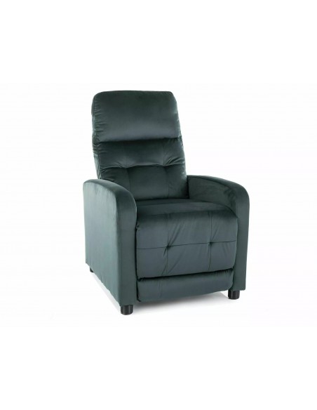 Fotel rozkładany Otus Velvet Zielony