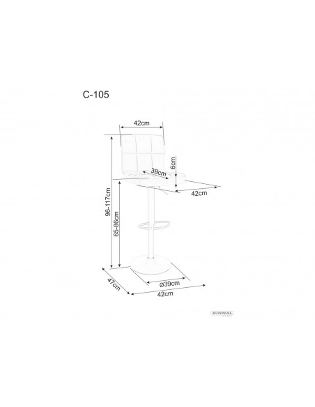 Hoker C105 Velvet Ciemny Beżowy