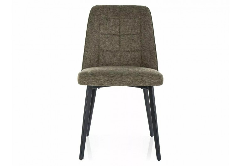 Krzesło tapicerowane Aldo Brego Oliwkowe