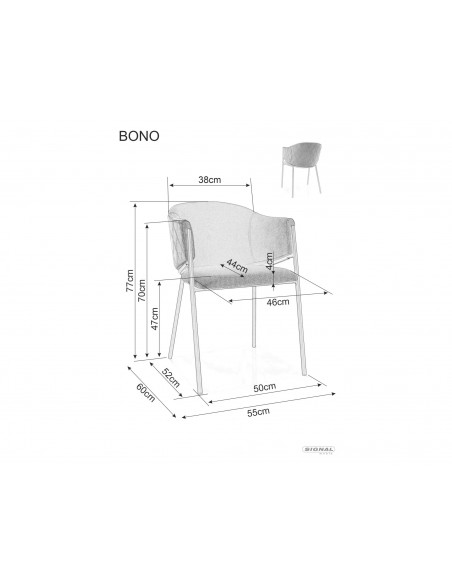 Krzesło tapicerowane Bono Beżowe złote nogi