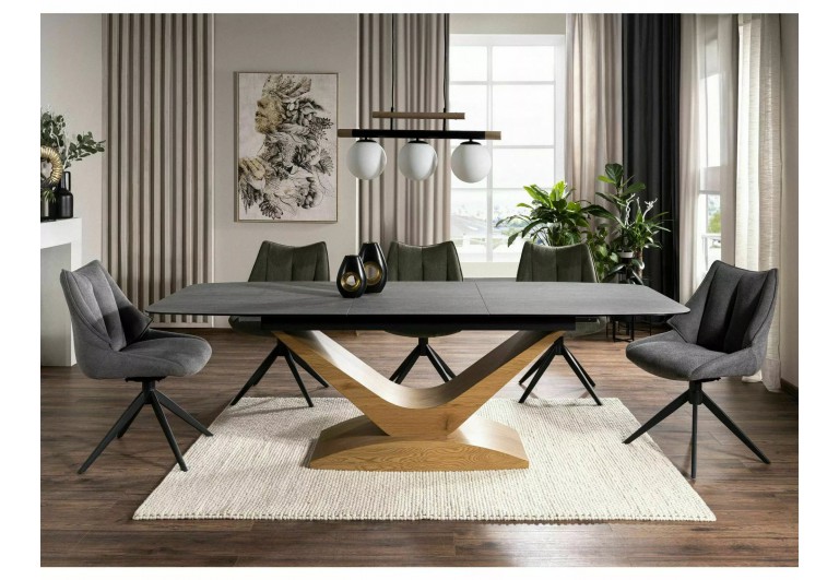 Krzesło tapicerowane Coda Vardo Oliwkowy