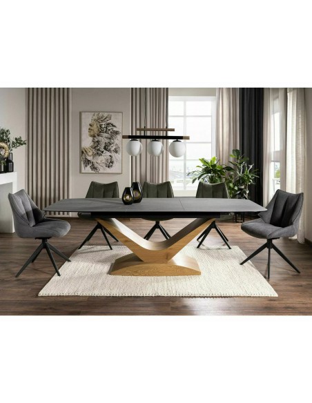 Krzesło tapicerowane Coda Vardo Oliwkowy