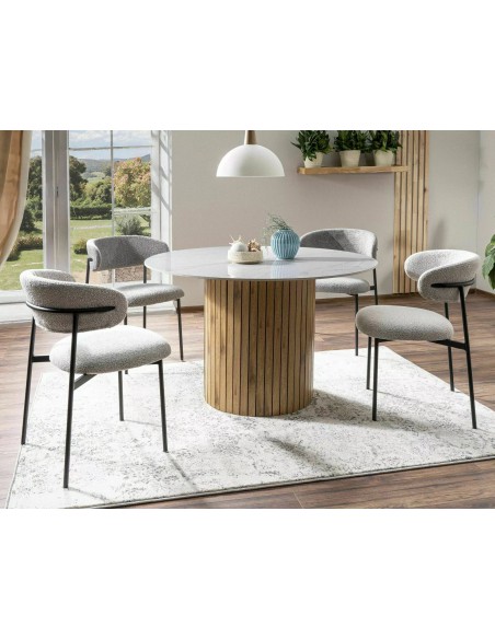 Krzesło tapicerowane Elton Beżowe