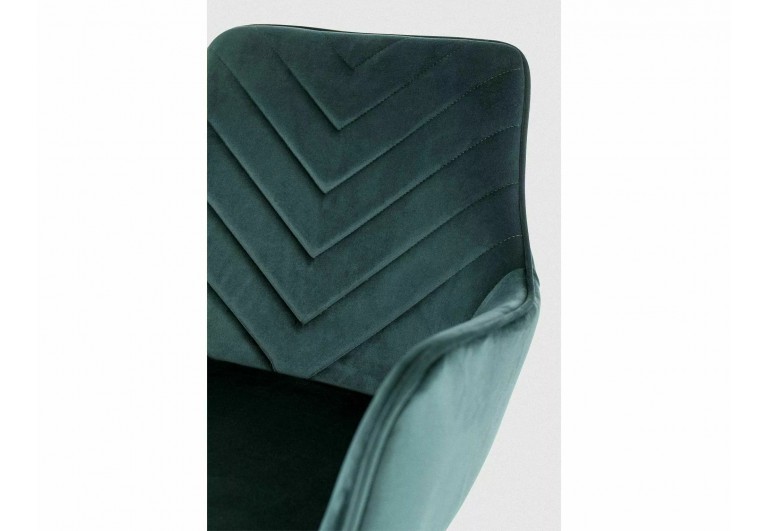 Krzesło tapicerowane Fig Velvet Zielone