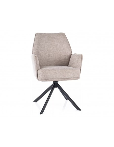 Krzesło tapicerowane Hugo Brego Beżowe