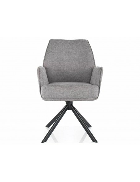 Krzesło tapicerowane Hugo Brego Szare