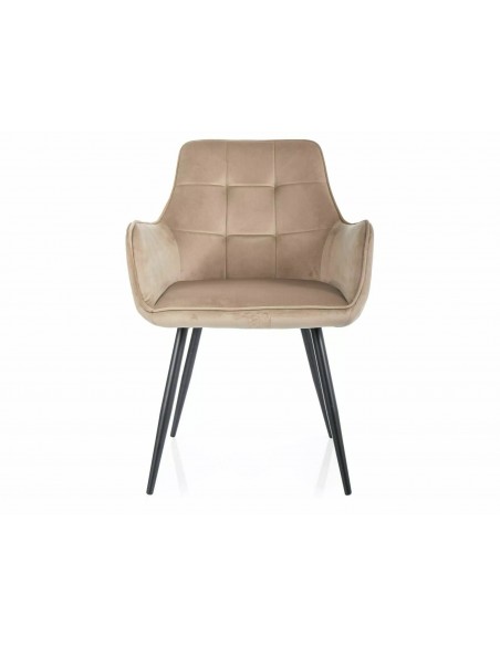 Krzesło tapicerowane Lemon Velvet Beżowe