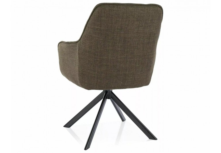 Krzesło tapicerowane Metro Bjorn Oliwkowe