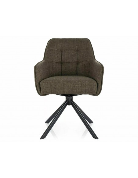 Krzesło tapicerowane Metro Bjorn Oliwkowe