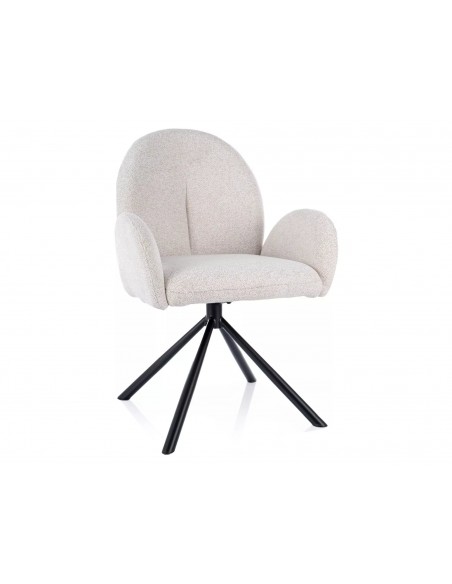 Krzesło tapicerowane Planet Raven Beżowe