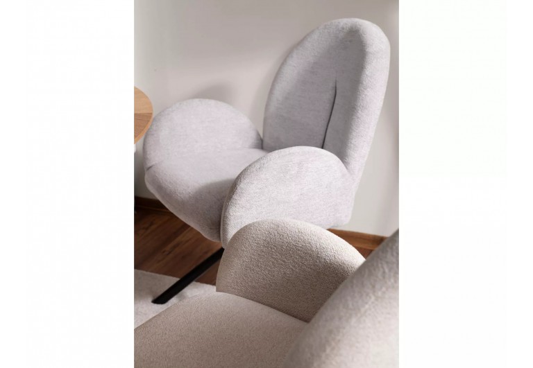 Krzesło tapicerowane Planet Raven Beżowe