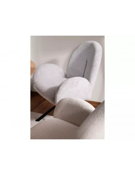 Krzesło tapicerowane Planet Raven Beżowe