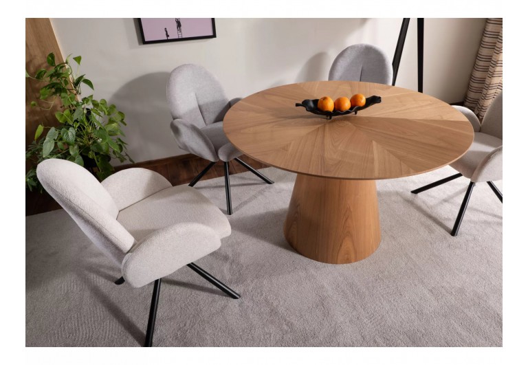 Krzesło tapicerowane Planet Raven Beżowe