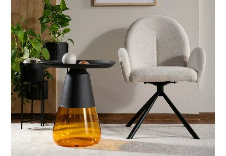 Krzesło tapicerowane Planet Raven Beżowe