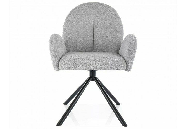Krzesło tapicerowane Planet Raven Jasne Szare