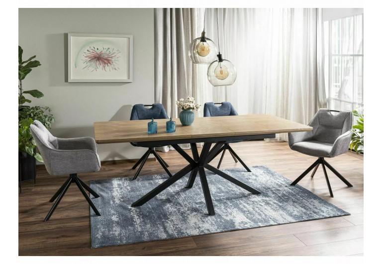 Krzesło tapicerowane Remo Brego Granatowe