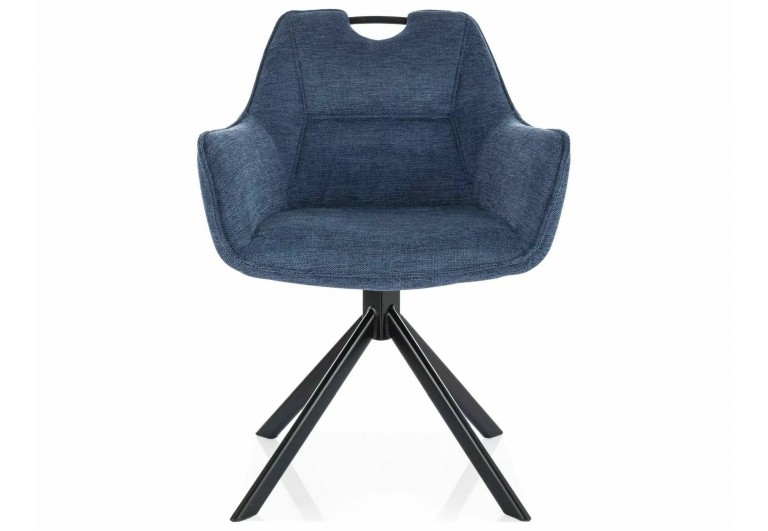 Krzesło tapicerowane Remo Brego Granatowe