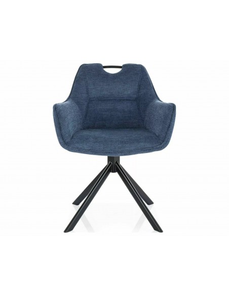 Krzesło tapicerowane Remo Brego Granatowe