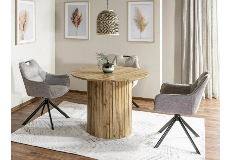 Krzesło tapicerowane Remo Brego Szare