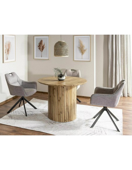 Krzesło tapicerowane Remo Brego Szare