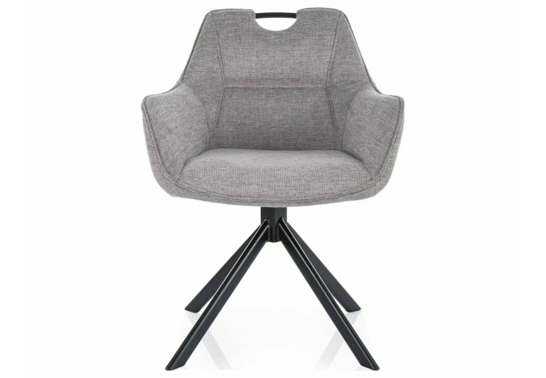 Krzesło tapicerowane Remo Brego Szare