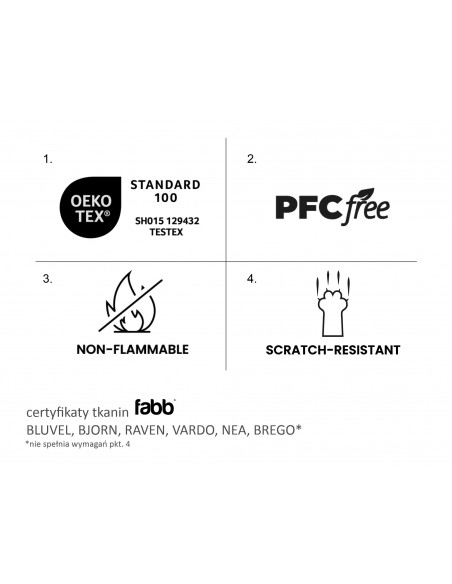 Krzesło tapicerowane Remo Brego Szare