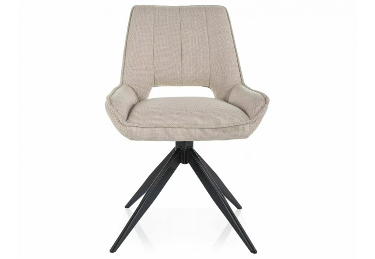 Krzesło tapicerowane Tello Bjorn Jasne Beżowe