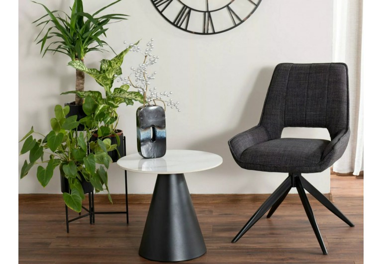 Krzesło tapicerowane Tello Bjorn Szare