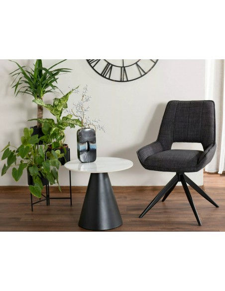 Krzesło tapicerowane Tello Bjorn Szare