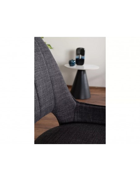 Krzesło tapicerowane Tello Bjorn Szare