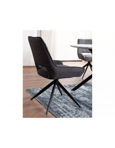 Krzesło tapicerowane Tello Bjorn Szare