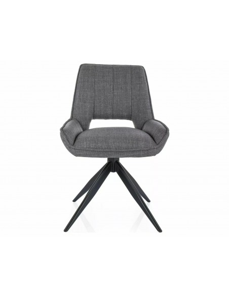 Krzesło tapicerowane Tello Bjorn Szare