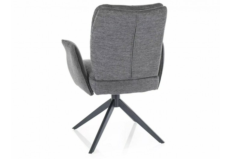 Krzesło tapicerowane Wing Brego Ciemne Szare