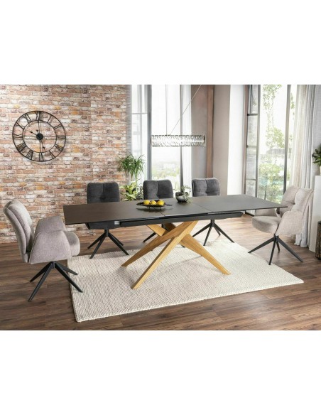 Krzesło tapicerowane Wing Brego Jasne Beżowe