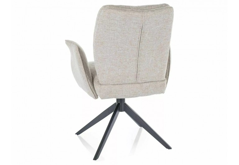 Krzesło tapicerowane Wing Brego Jasne Beżowe