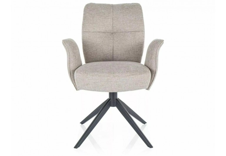 Krzesło tapicerowane Wing Brego Jasne Beżowe