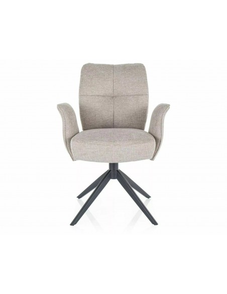 Krzesło tapicerowane Wing Brego Jasne Beżowe